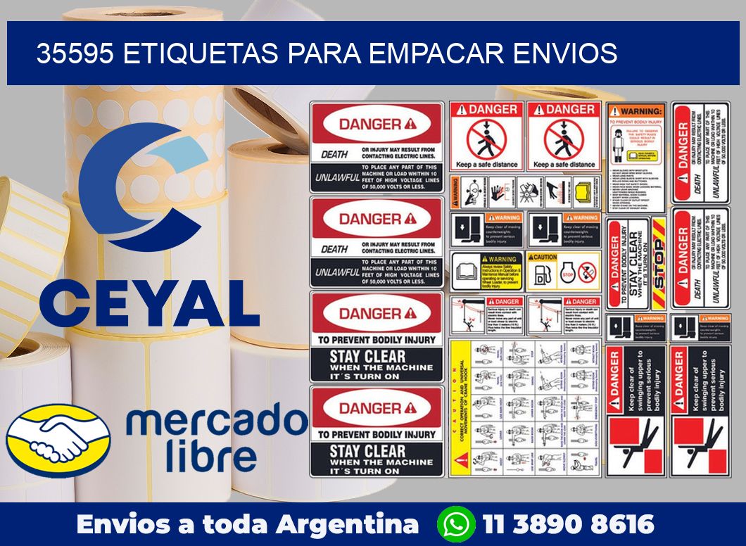 35595 Etiquetas para empacar envios