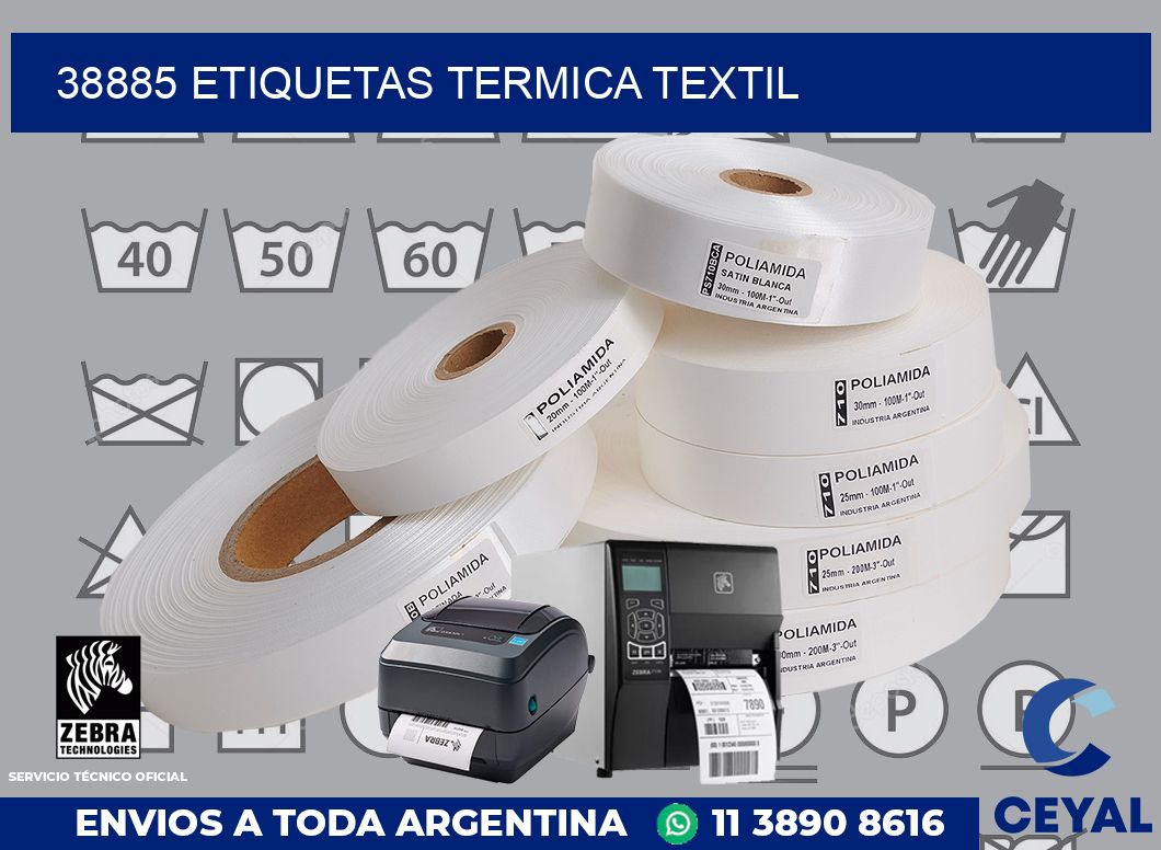 38885 etiquetas termica textil