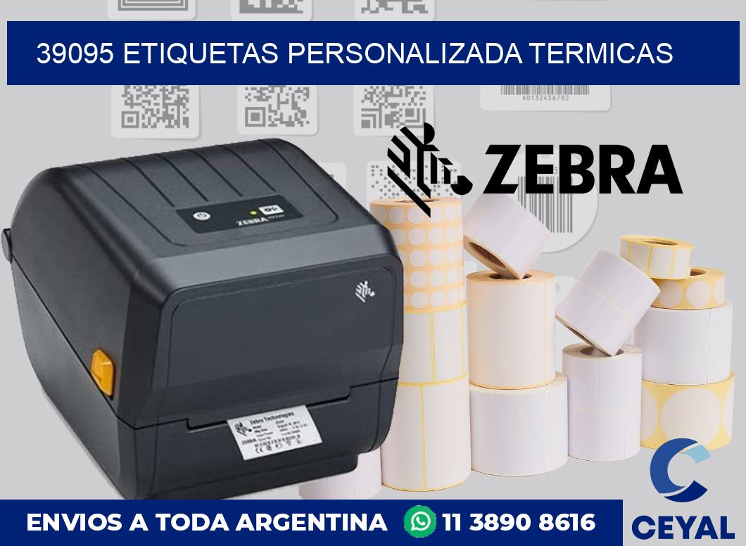 39095 etiquetas personalizada termicas