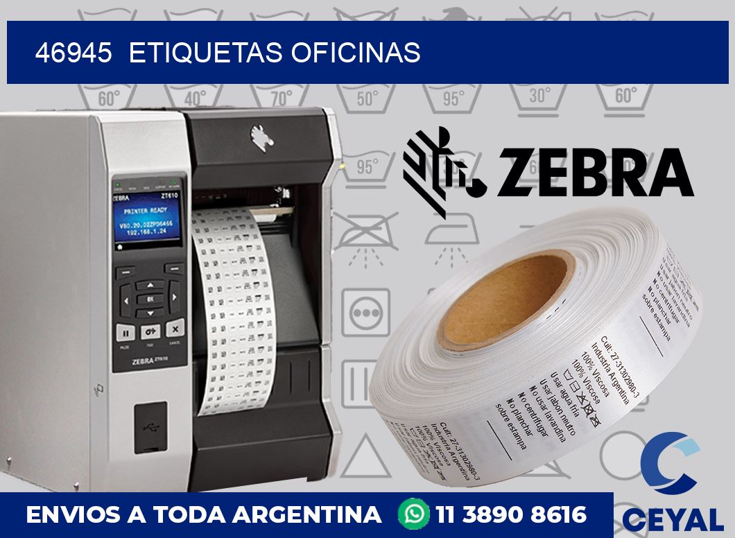 46945  Etiquetas oficinas