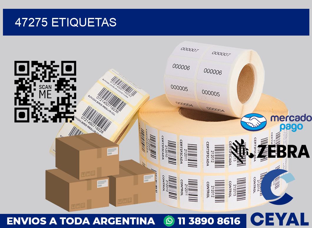 47275 etiquetas