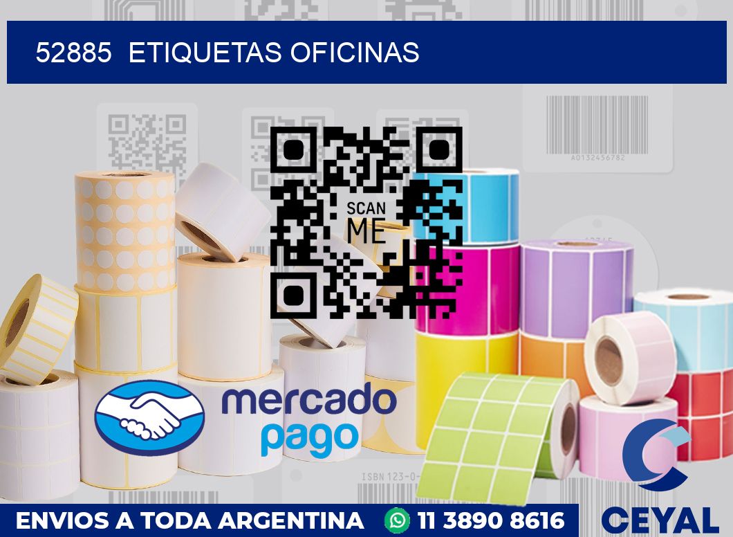 52885  Etiquetas oficinas