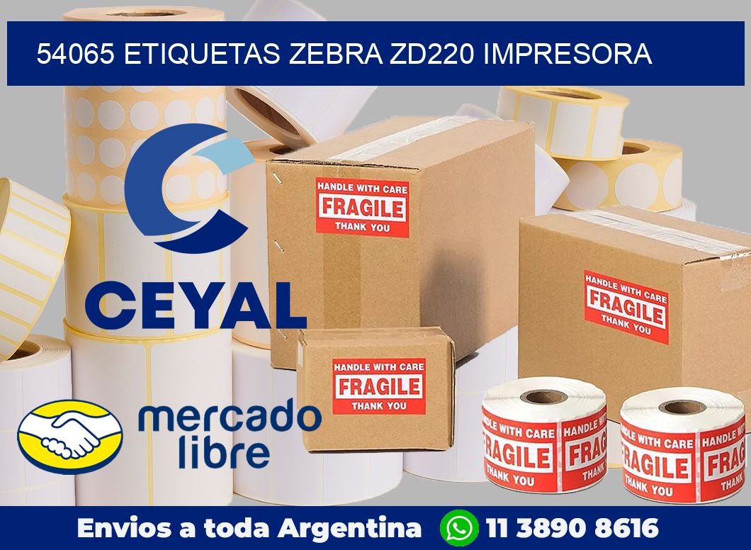 54065 etiquetas Zebra zd220 impresora