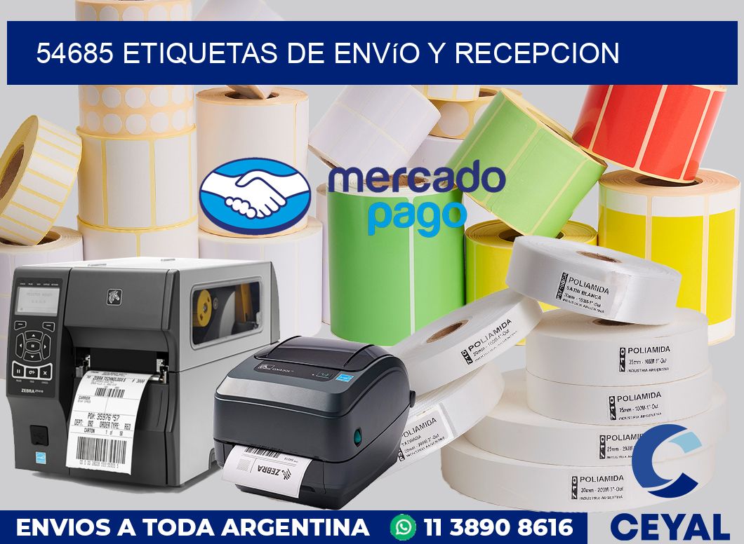54685 Etiquetas de envío y recepcion