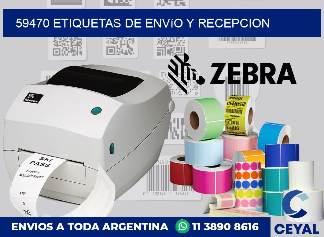 59470 Etiquetas de envío y recepcion