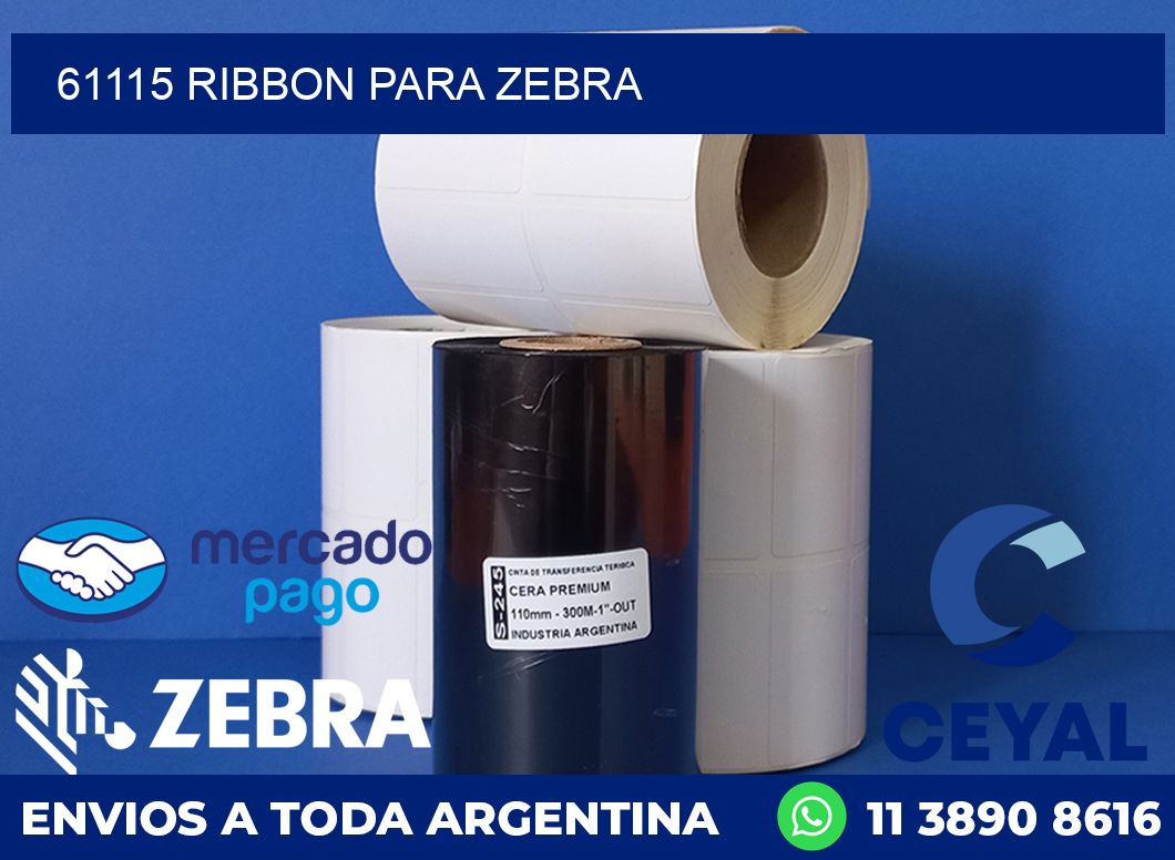 61115 ribbon para zebra