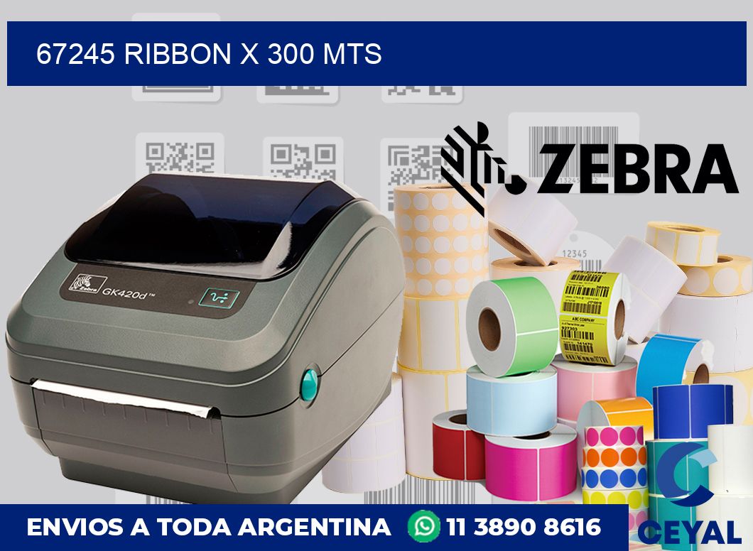 67245 ribbon x 300 mts