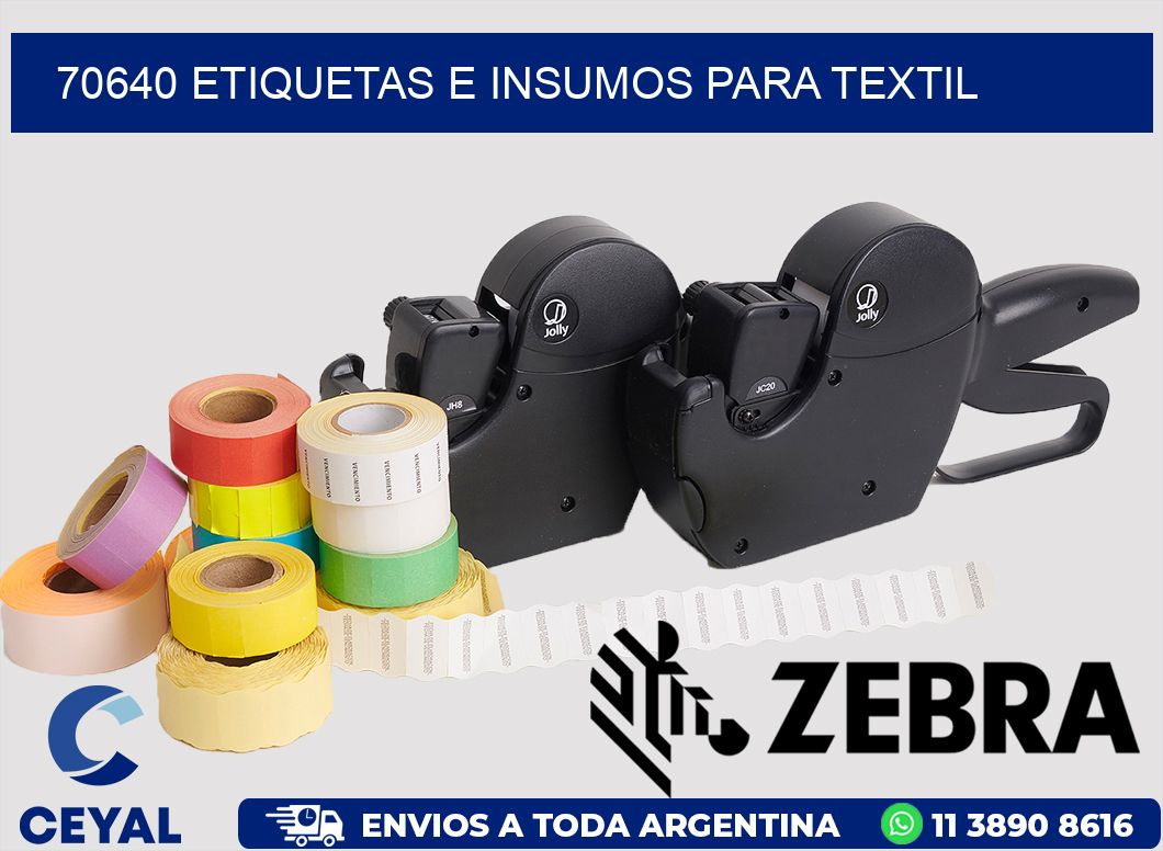 70640 etiquetas e insumos para textil