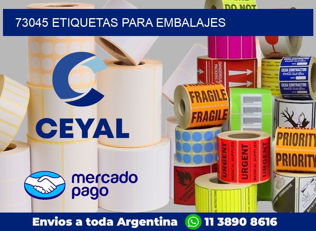 73045 Etiquetas para embalajes