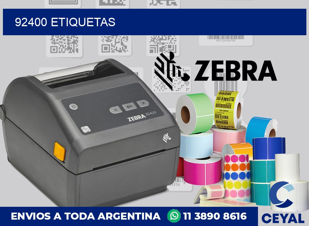 92400 etiquetas