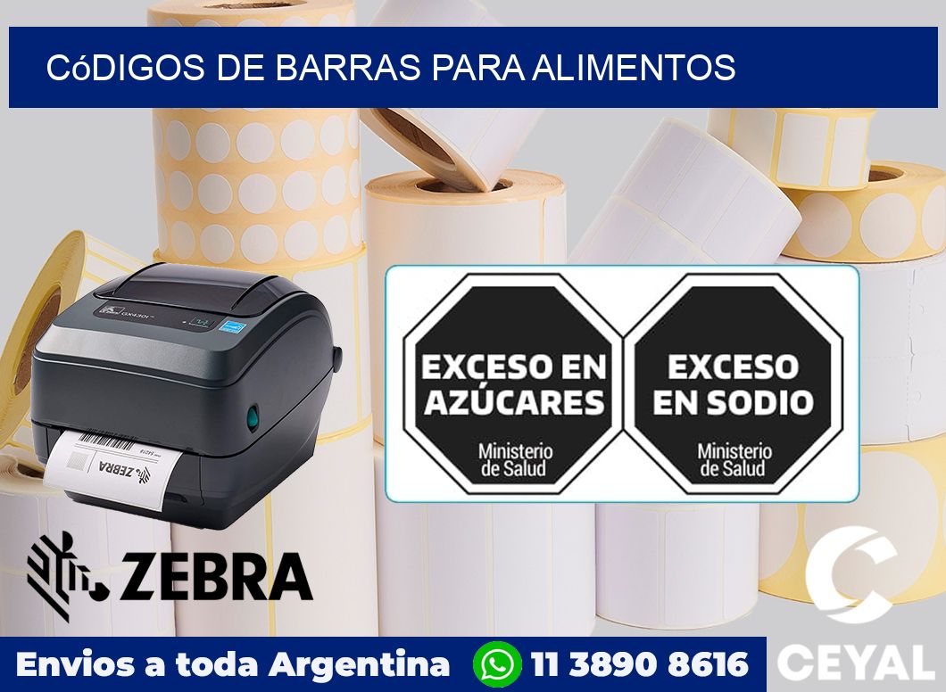 Códigos de barras para alimentos
