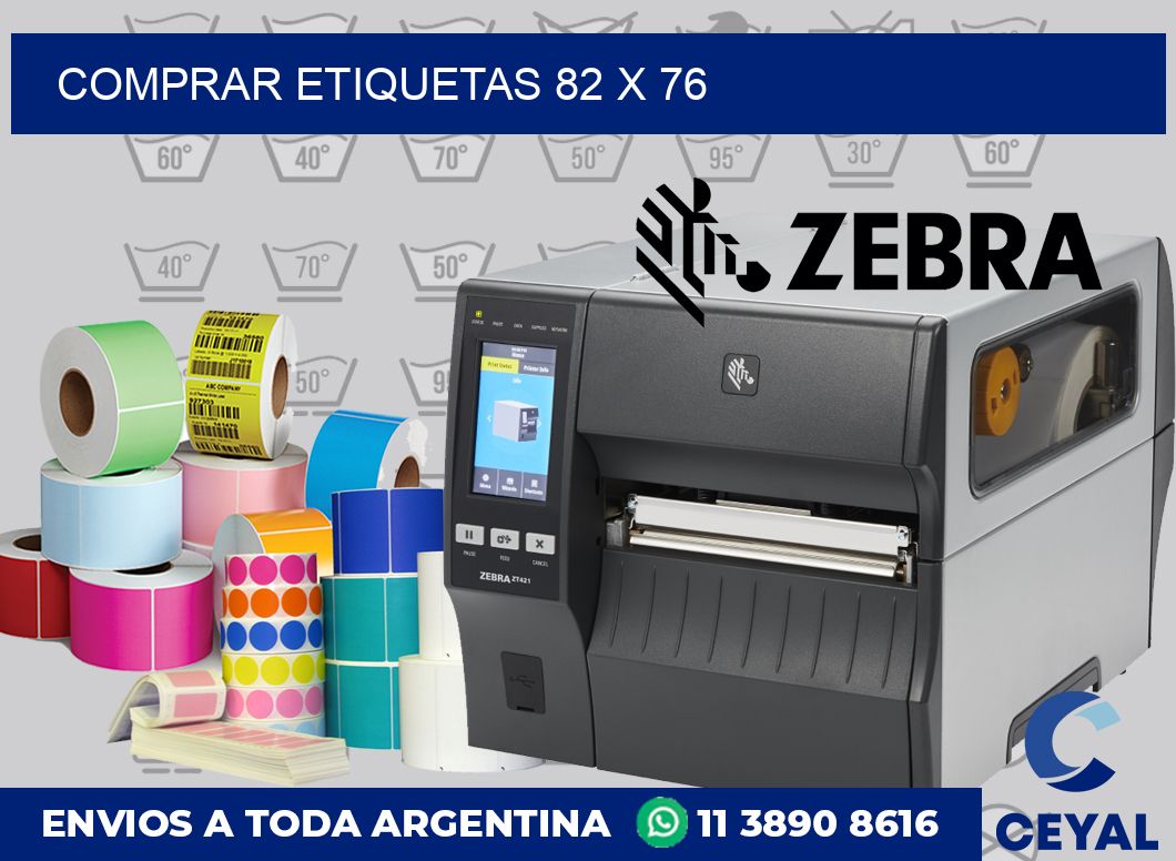 Comprar etiquetas 82 x 76