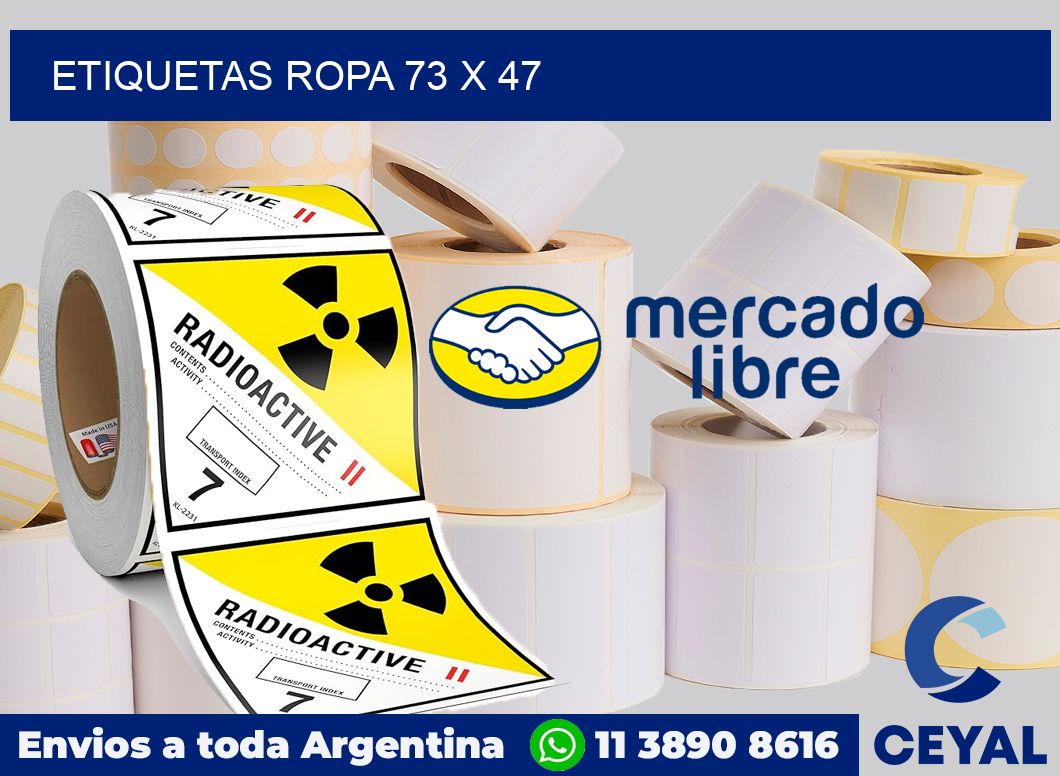 Etiquetas ropa 73 x 47