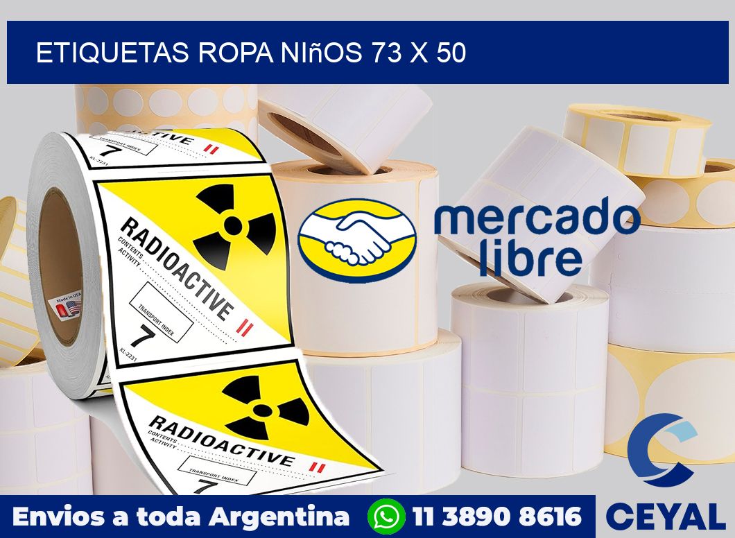 Etiquetas ropa niños 73 x 50