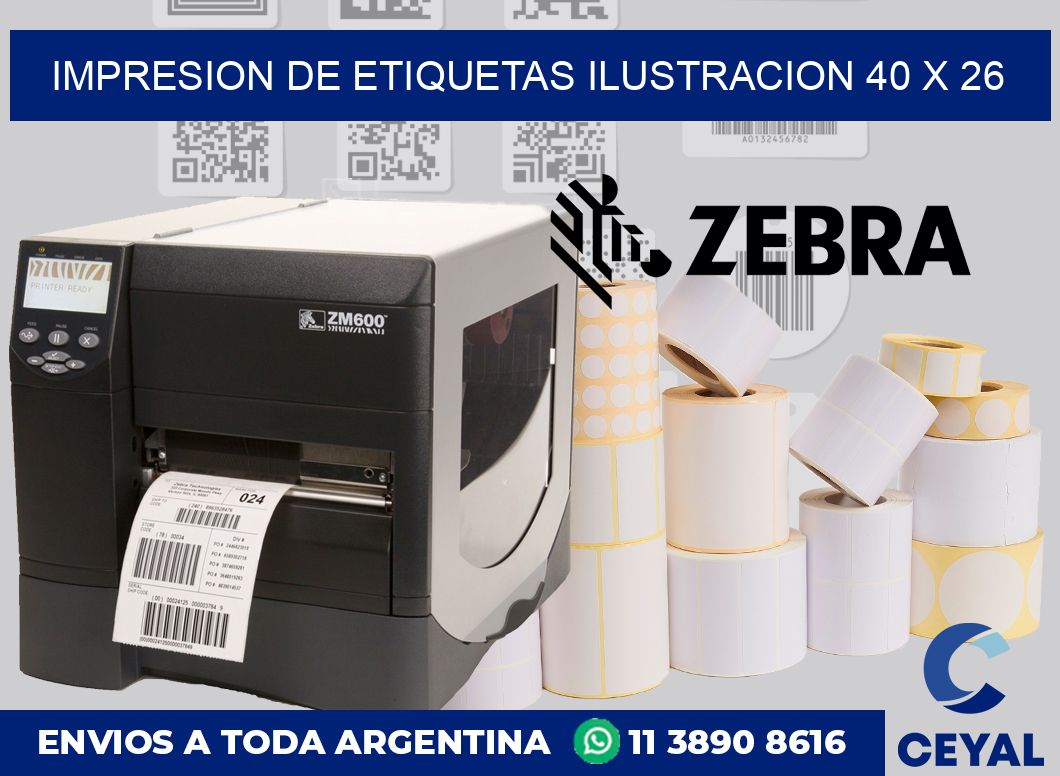 Impresion de etiquetas ilustracion 40 x 26