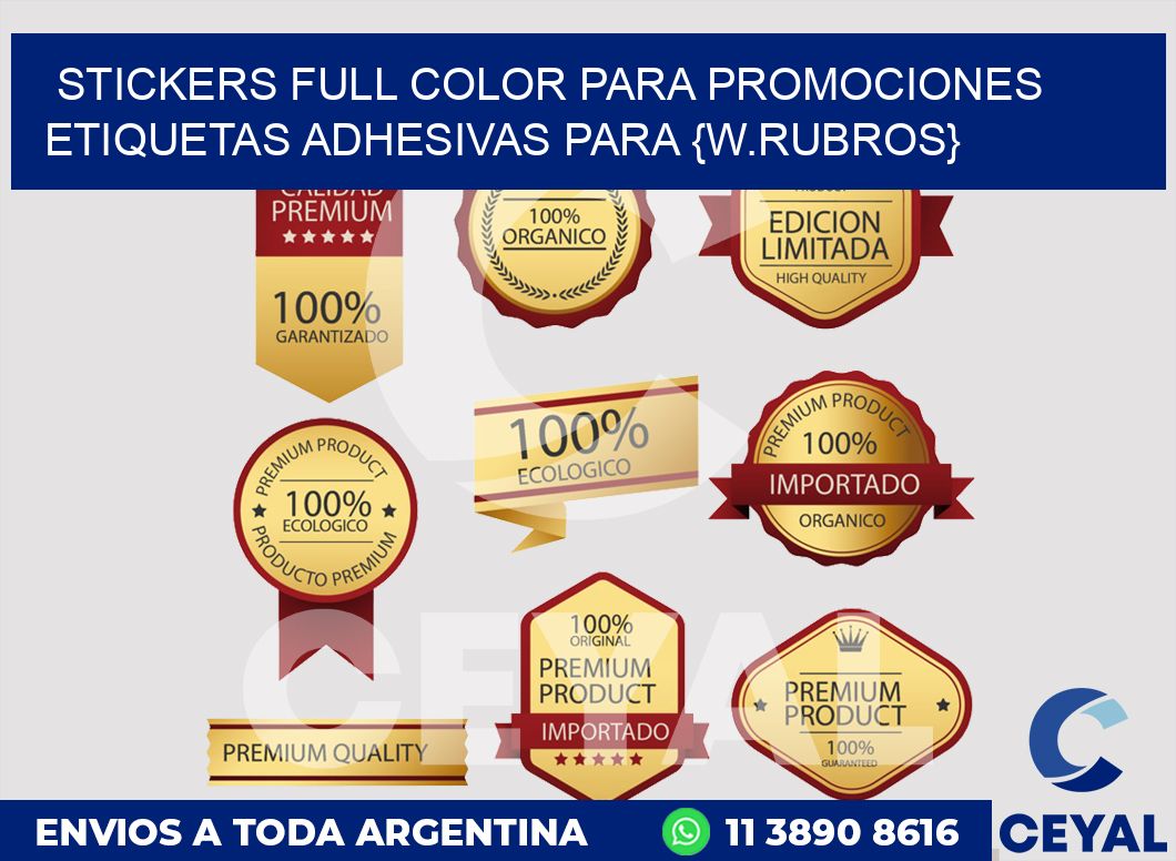 STICKERS FULL COLOR PARA PROMOCIONES Etiquetas adhesivas para Empaque y exportacion de frutas