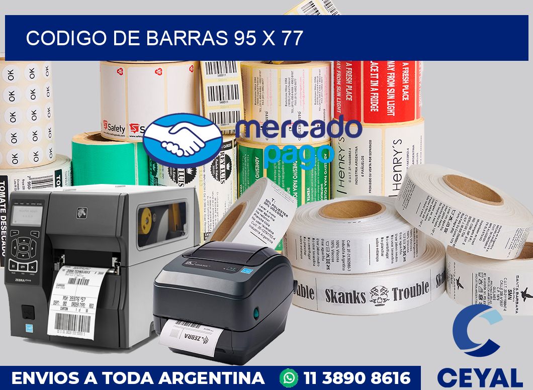 codigo de barras 95 x 77