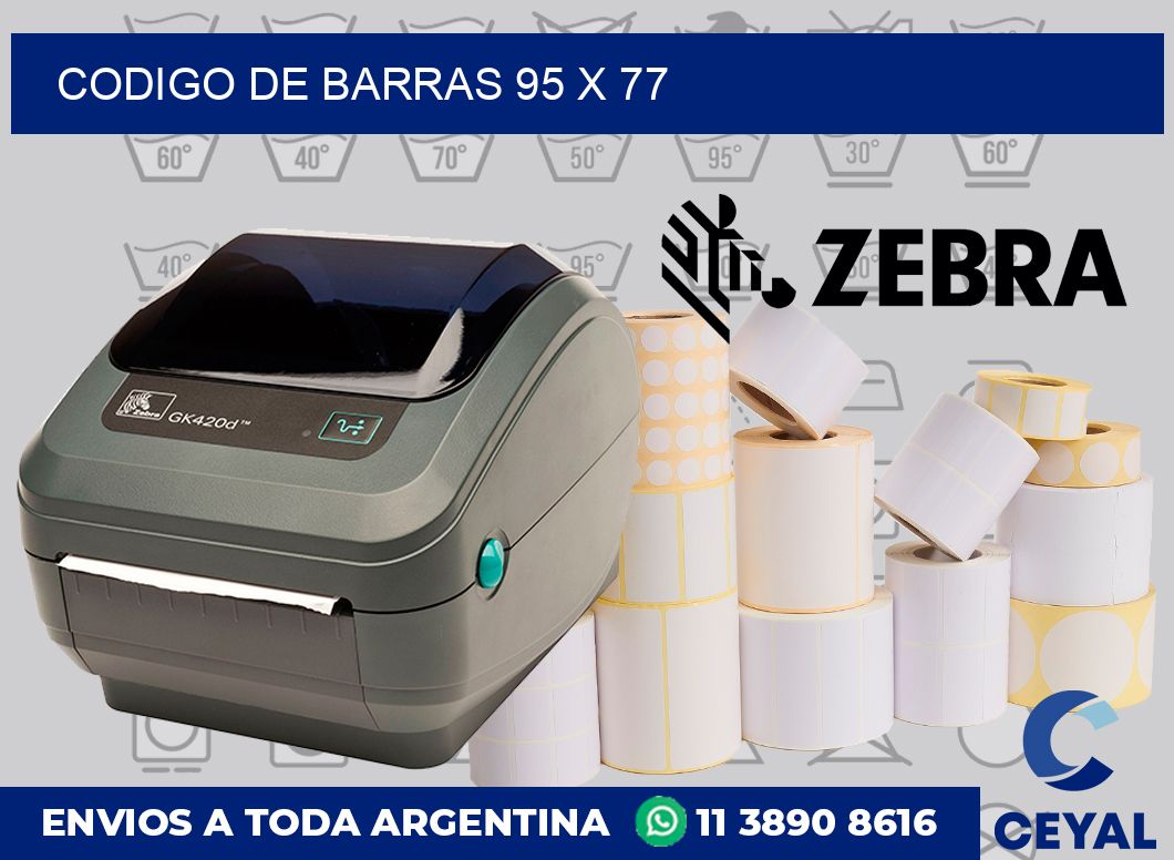 codigo de barras 95 x 77