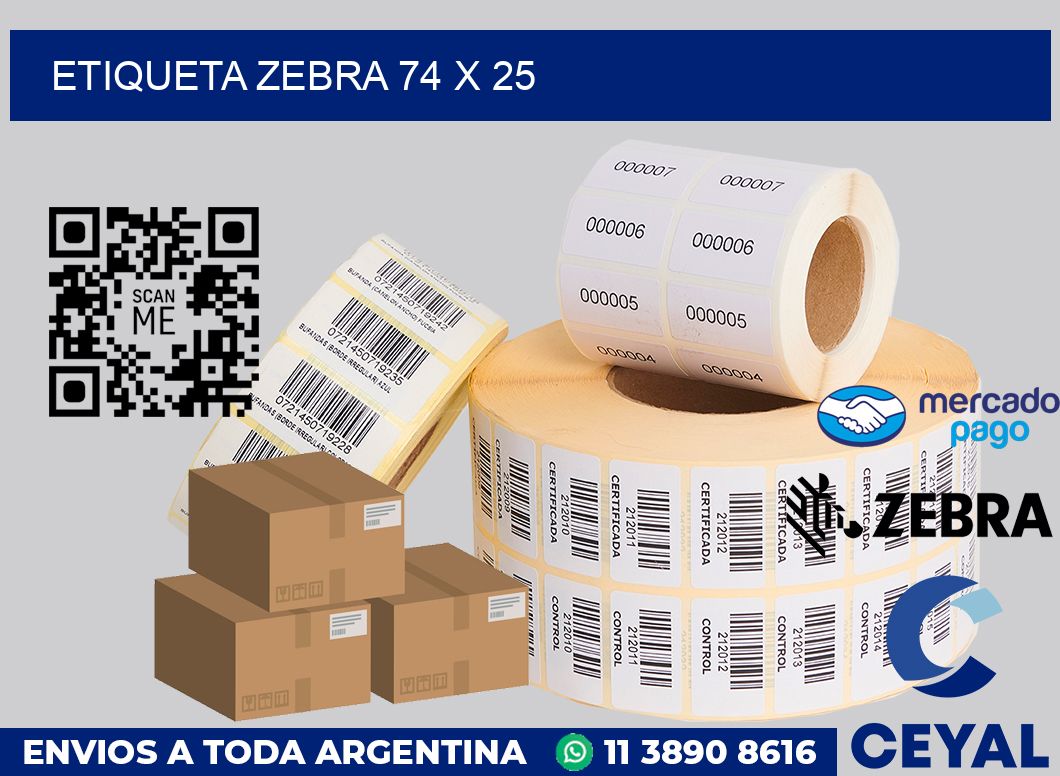 etiqueta zebra 74 x 25