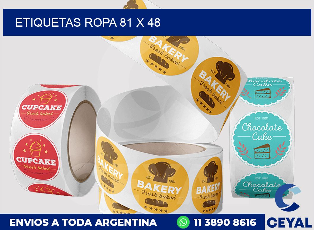 etiquetas ropa 81 x 48