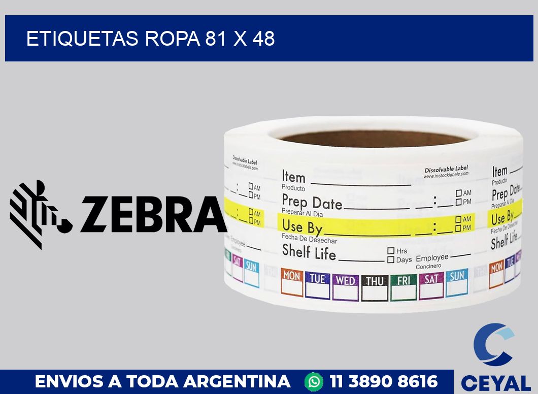 etiquetas ropa 81 x 48