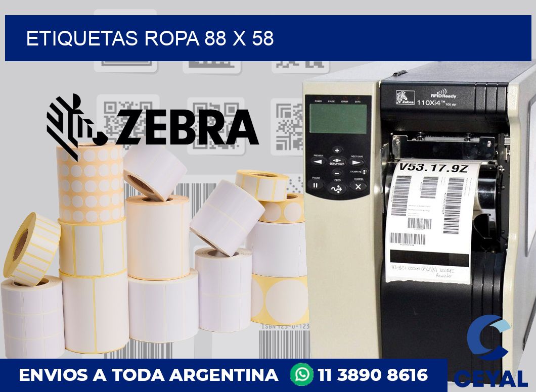 etiquetas ropa 88 x 58