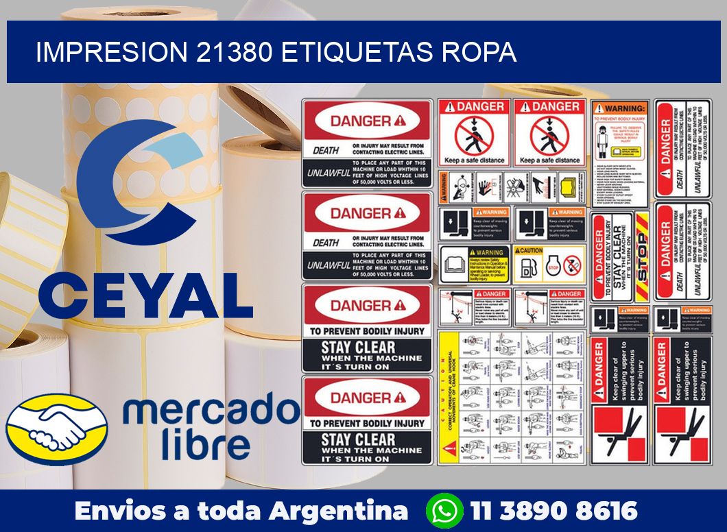 impresion 21380 etiquetas ropa
