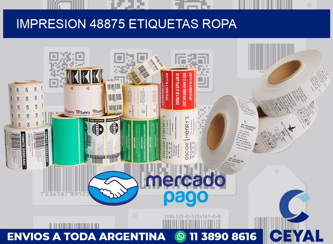 impresion 48875 etiquetas ropa