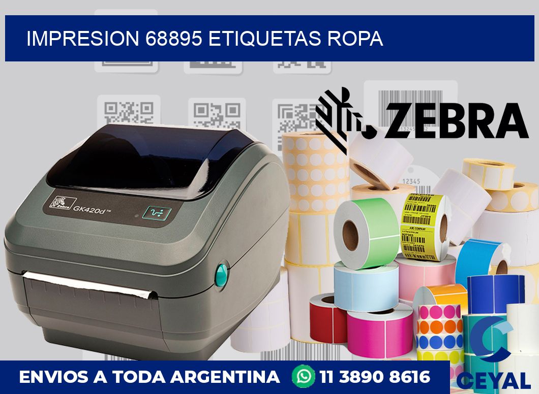 impresion 68895 etiquetas ropa