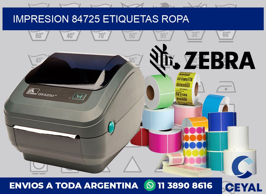 impresion 84725 etiquetas ropa