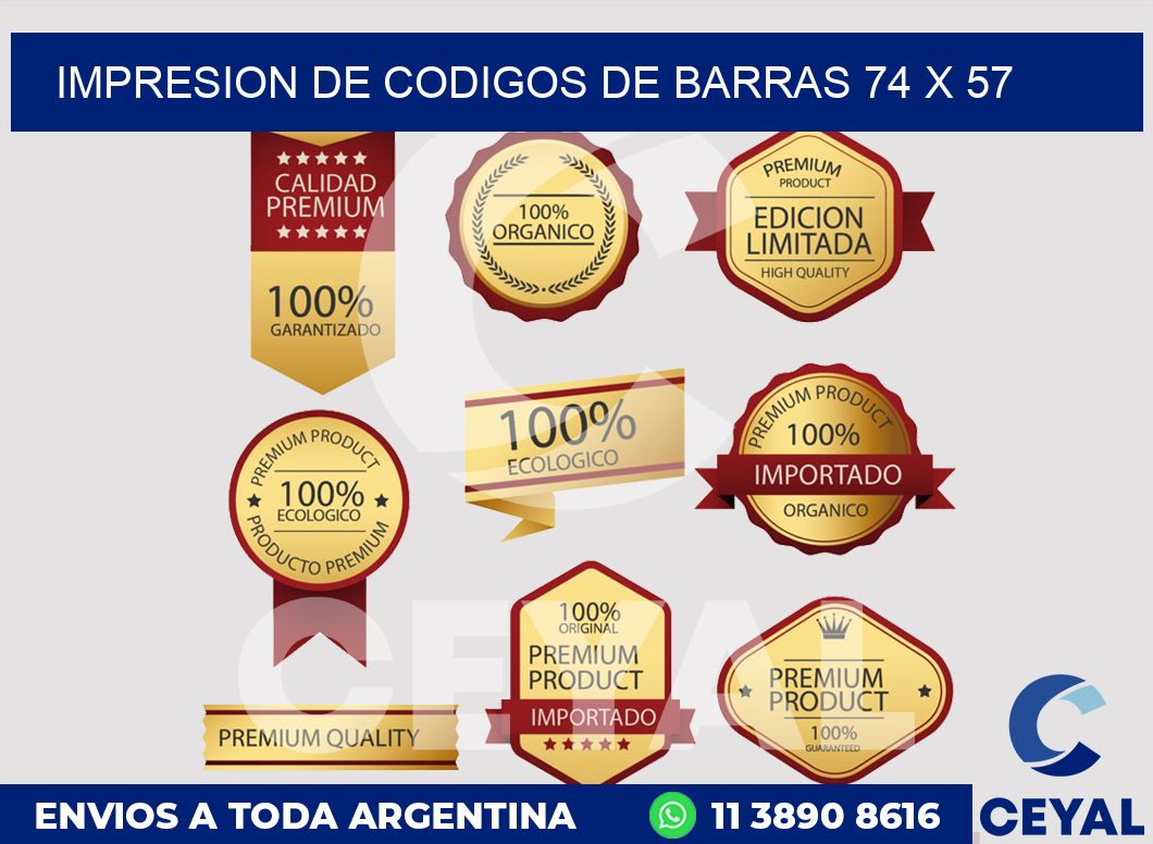 impresion de codigos de barras 74 x 57