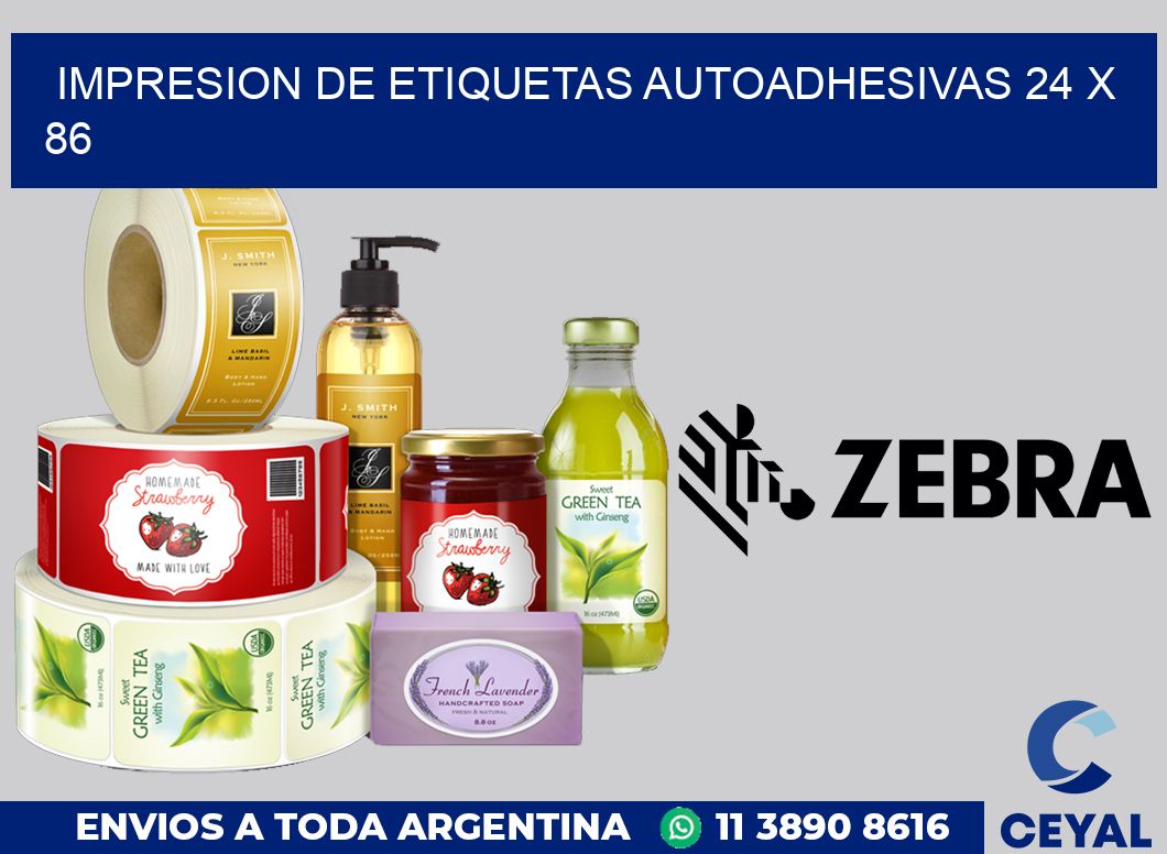 impresion de etiquetas autoadhesivas 24 x 86