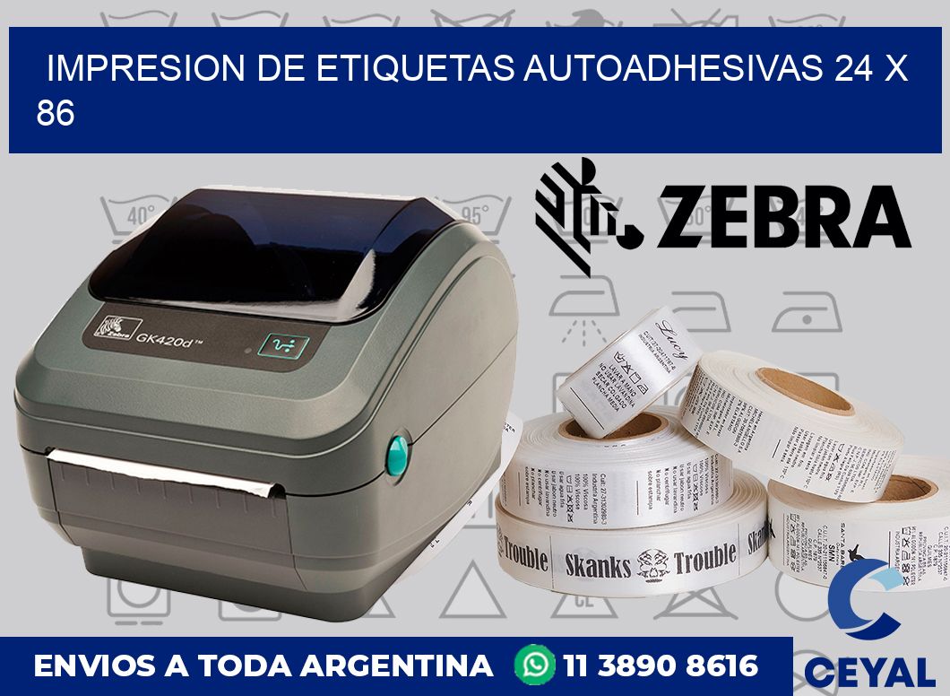 impresion de etiquetas autoadhesivas 24 x 86