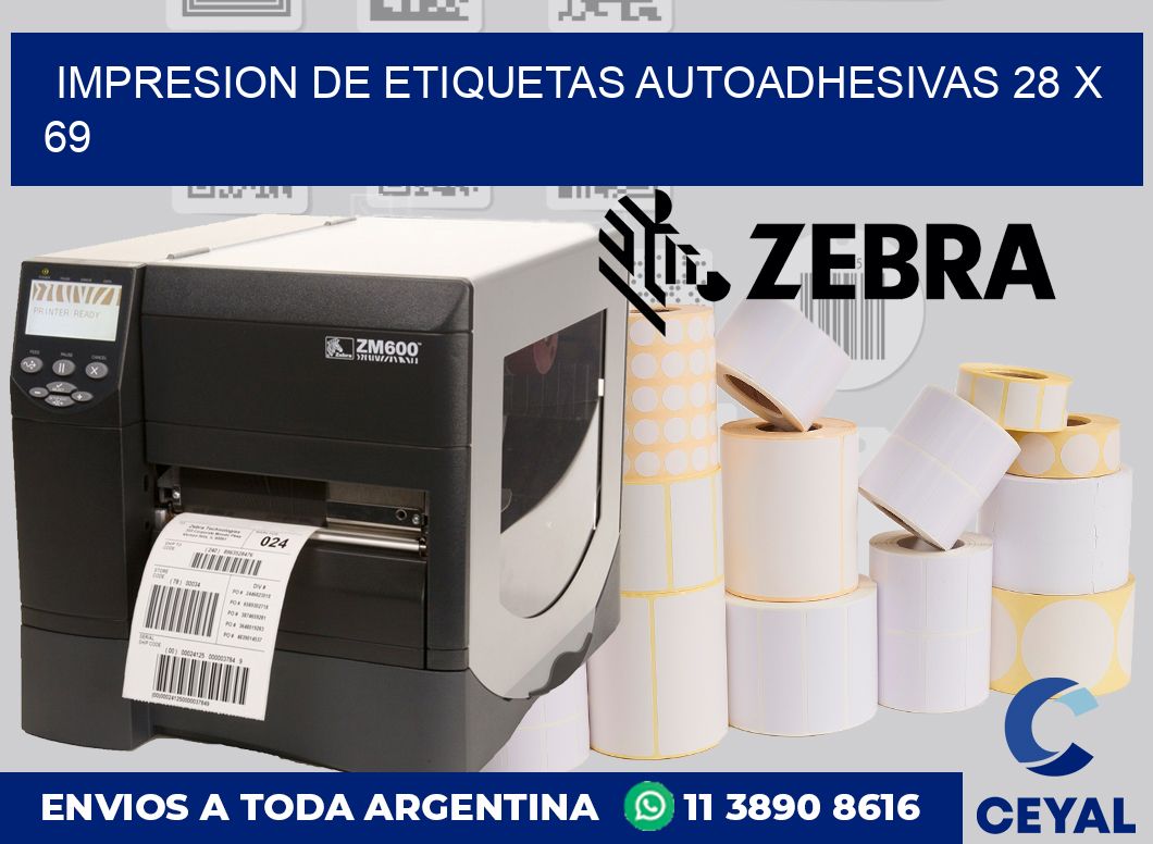 impresion de etiquetas autoadhesivas 28 x 69