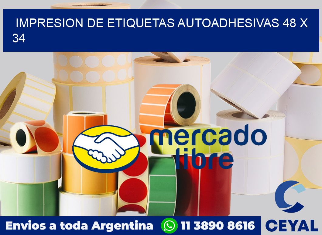 impresion de etiquetas autoadhesivas 48 x 34