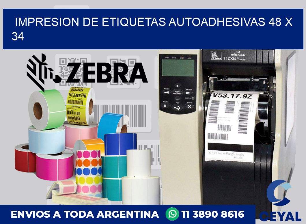 impresion de etiquetas autoadhesivas 48 x 34