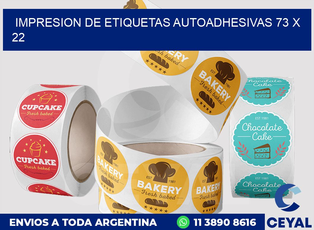 impresion de etiquetas autoadhesivas 73 x 22