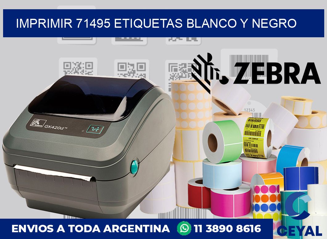 imprimir 71495 etiquetas blanco y negro