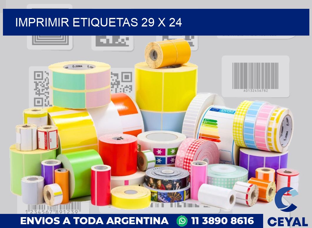 imprimir etiquetas 29 x 24