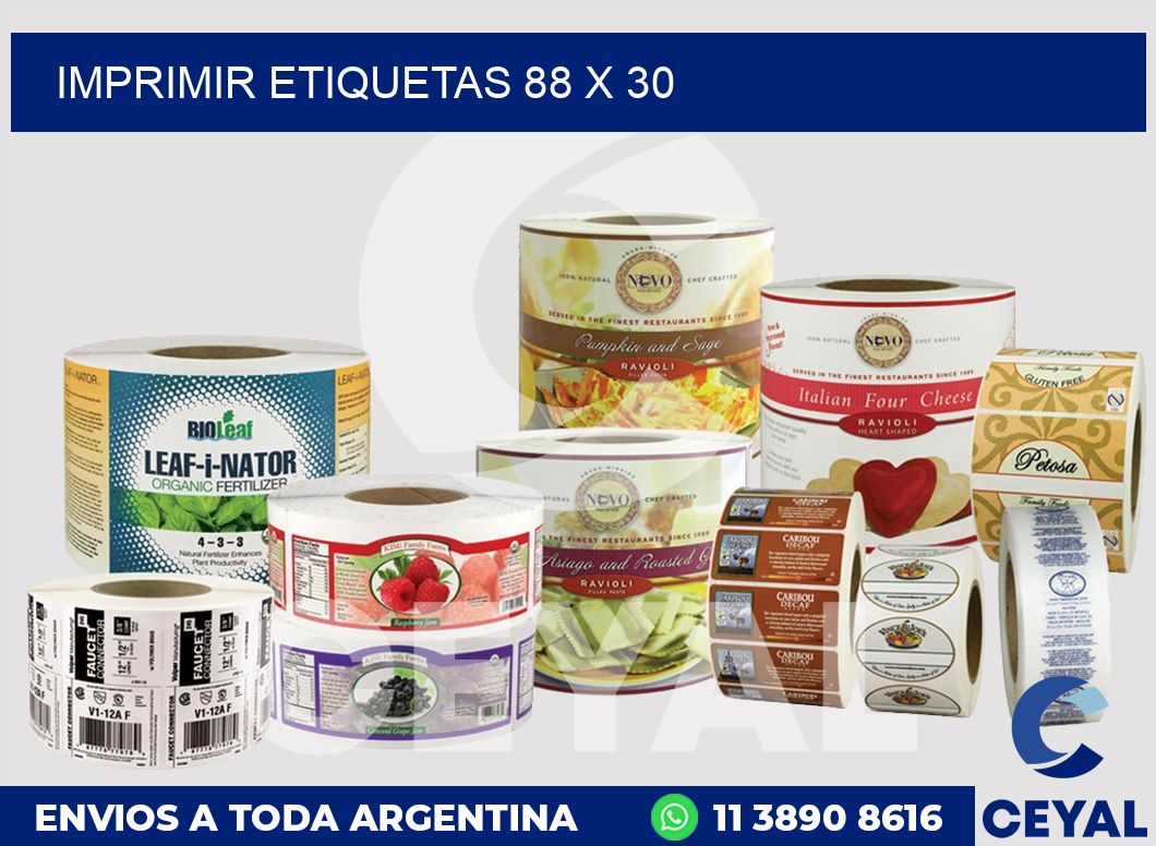 imprimir etiquetas 88 x 30