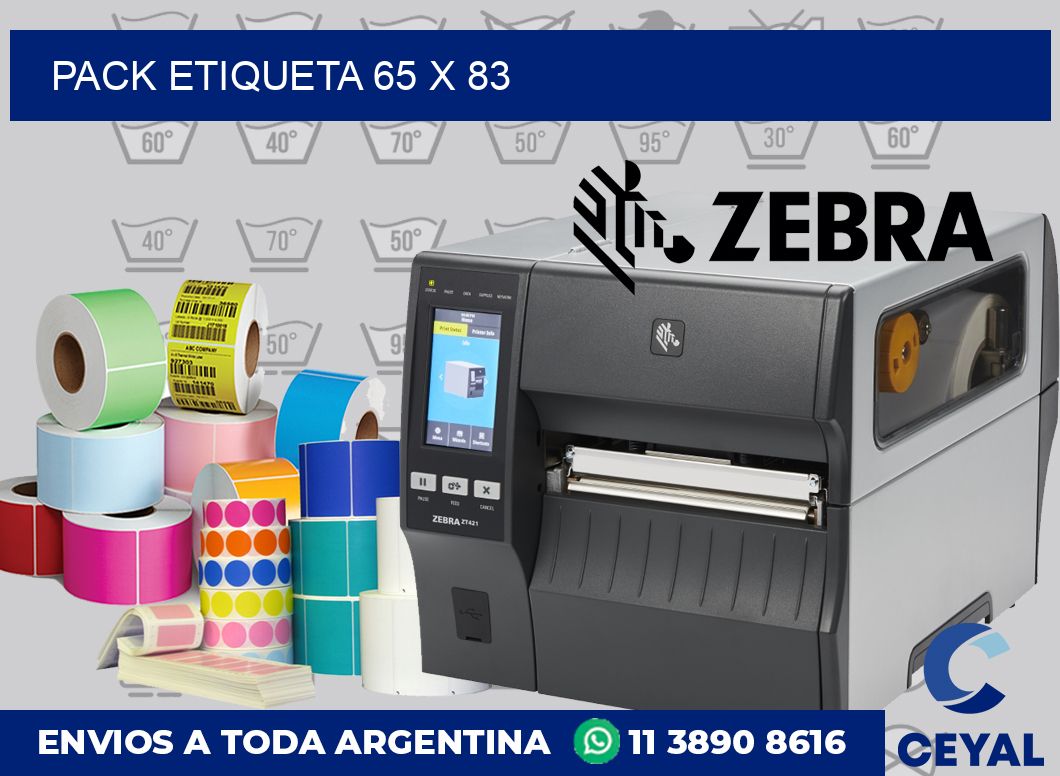 pack etiqueta 65 x 83