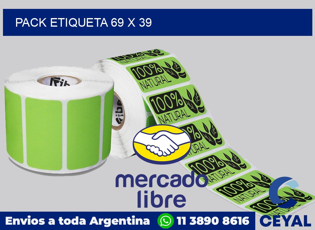 pack etiqueta 69 x 39