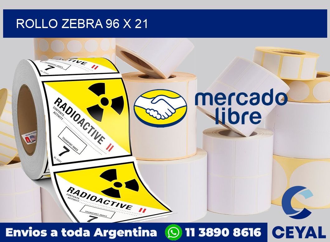 rollo zebra 96 x 21