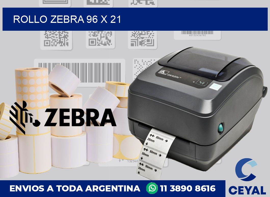 rollo zebra 96 x 21