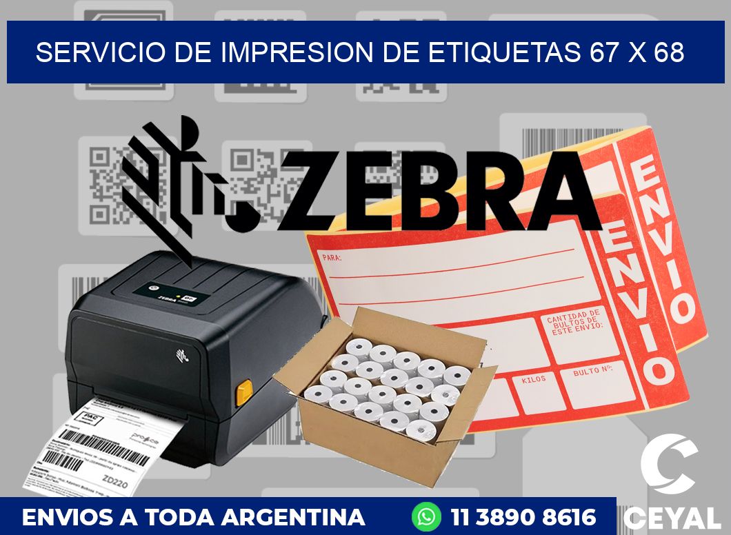 servicio de impresion de etiquetas 67 x 68