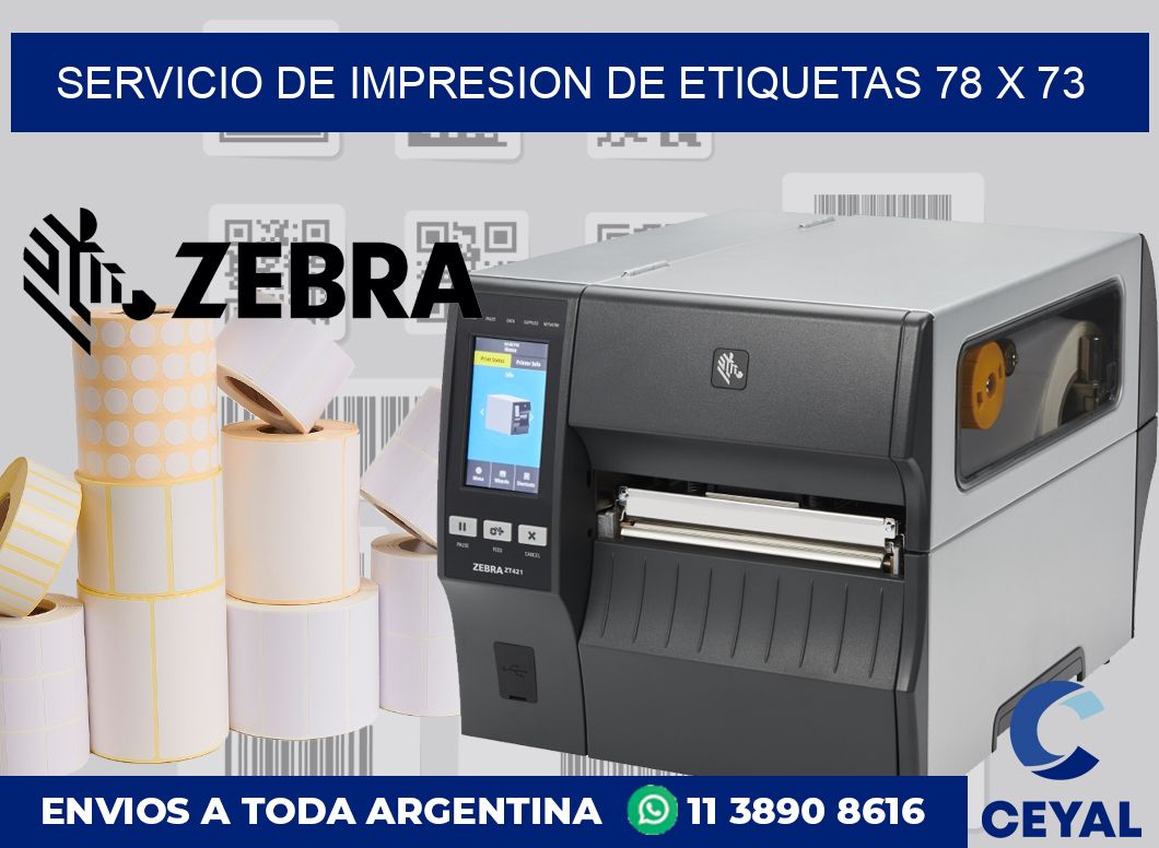servicio de impresion de etiquetas 78 x 73