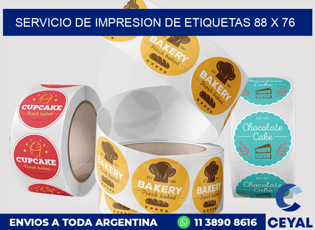 servicio de impresion de etiquetas 88 x 76