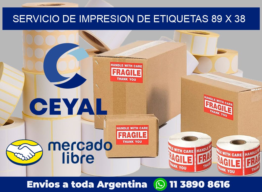servicio de impresion de etiquetas 89 x 38