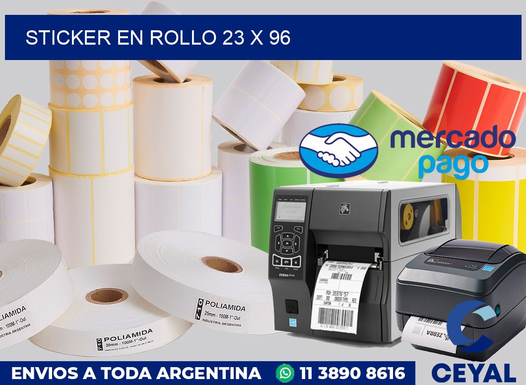 sticker en rollo 23 x 96