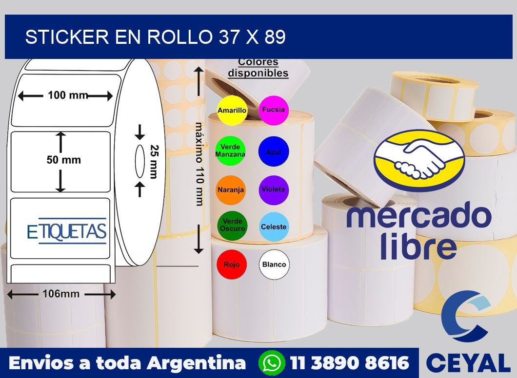 sticker en rollo 37 x 89